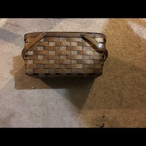 Wooden picnic basket!!